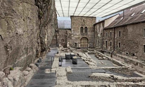 Abbaye de St-Maurice - Site archéologique